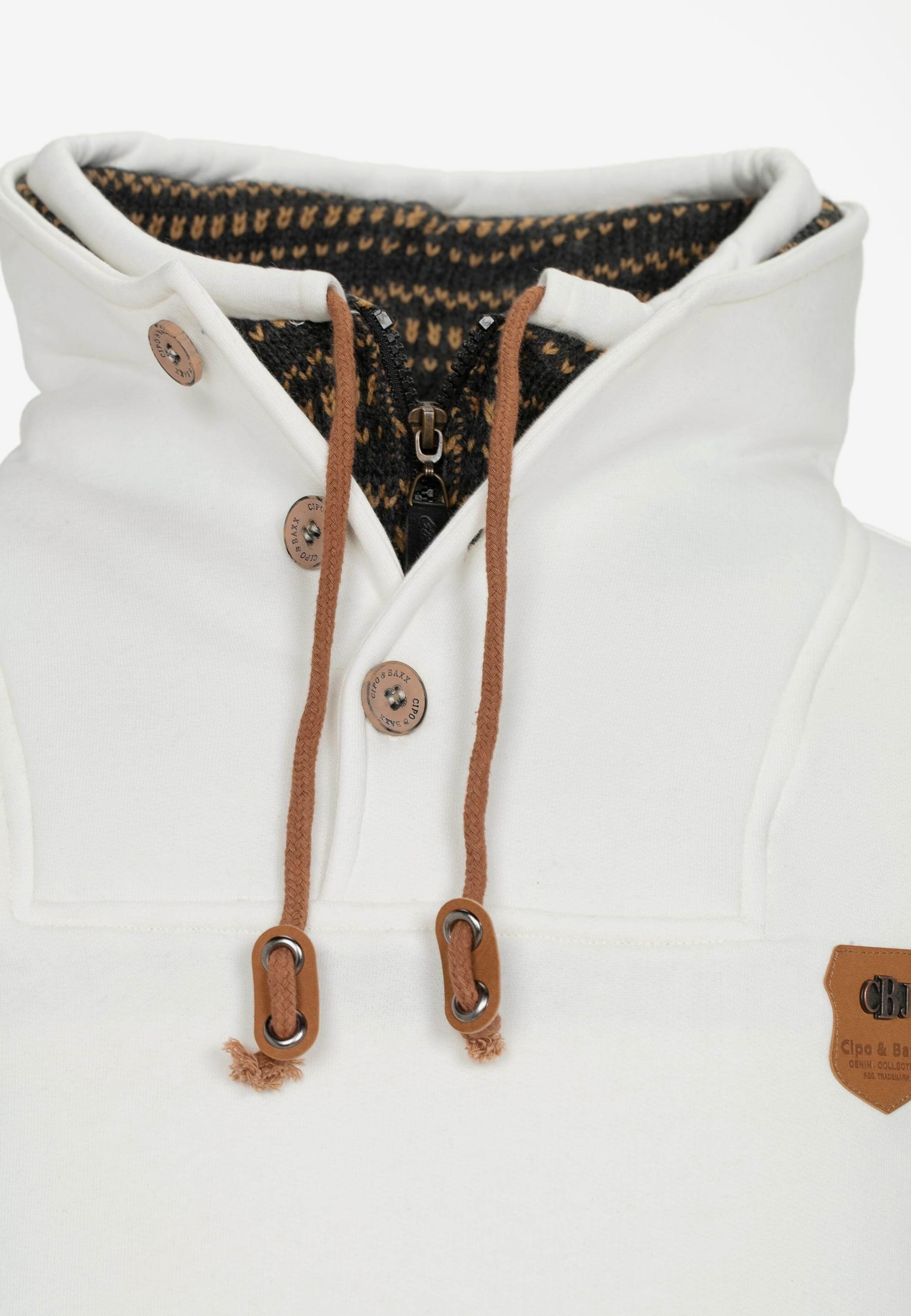 CL470 Sweat à Capuche Pour Hommes Avec Un Imprimé Allover Cool – CIPO & BAXX