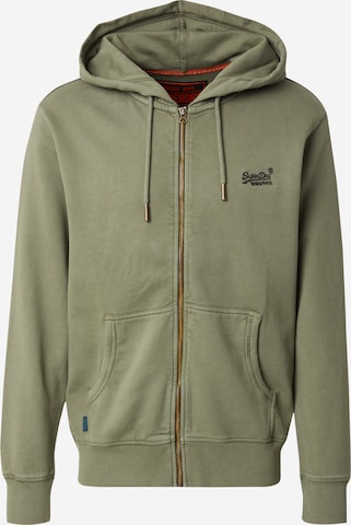 žalia Superdry Džemperis 'Essential': priekis