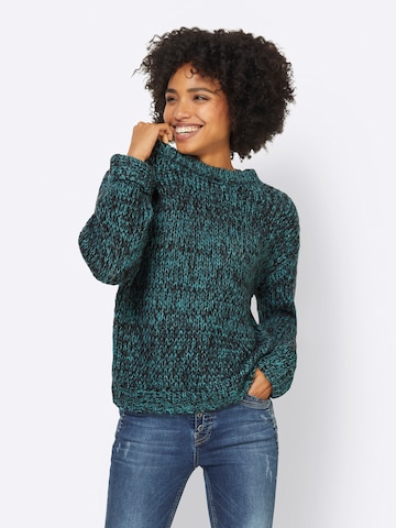 heine Sweter w kolorze zielony: przód