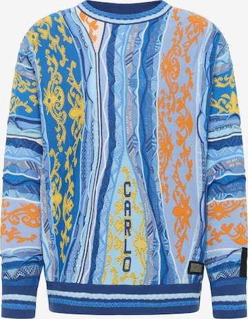 Pull-over ' di Cicco ' Carlo Colucci en bleu : devant