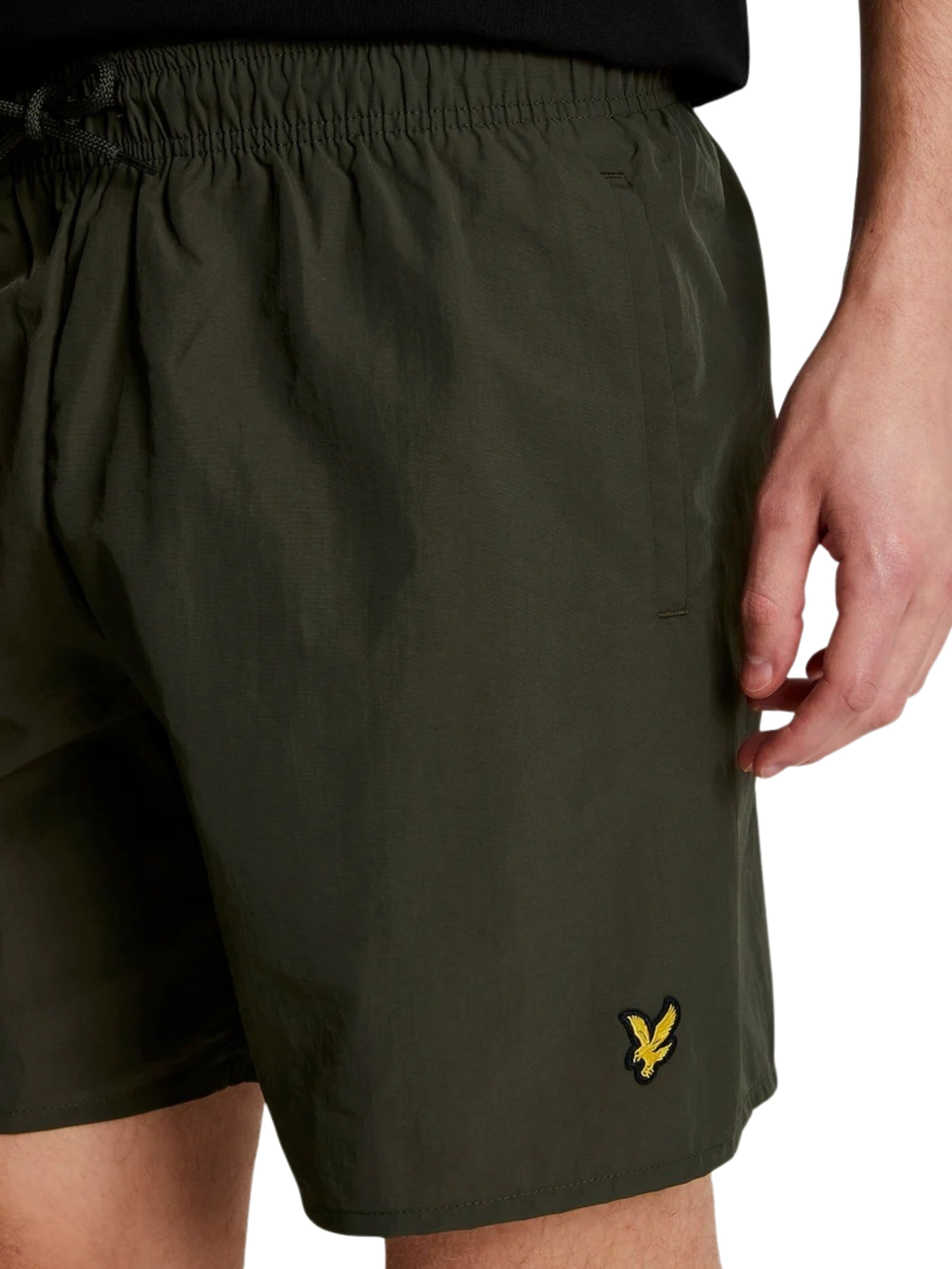 Lyle & Scott Loosefit Zwemshorts in Groen
