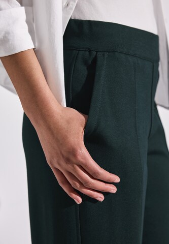 STREET ONE Loose fit Pleat-Front Pants in Black