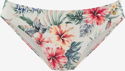 LASCANA Bikinihousut värissä kerma / vihreä / oranssi / punainen, Tuotenäkymä