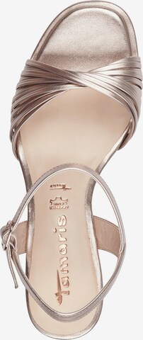 TAMARIS Strap Sandals in Gold