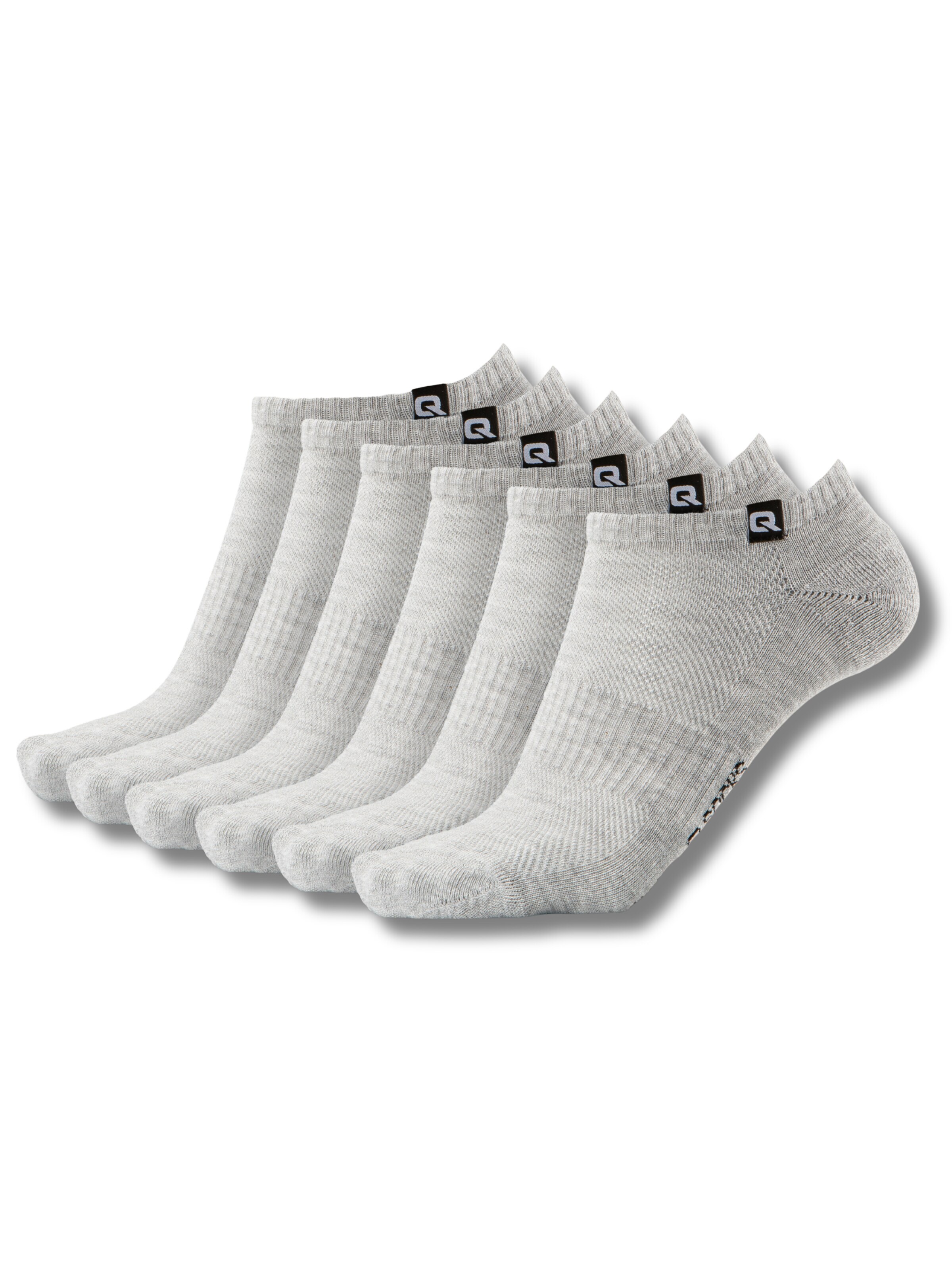 QOLONIA Socks in Grey: front