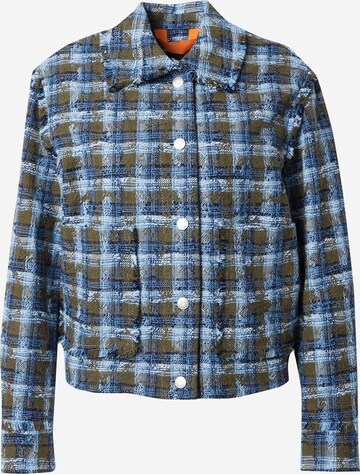 BOSS Between-Season Jacket 'Jomoki' in Blue: front