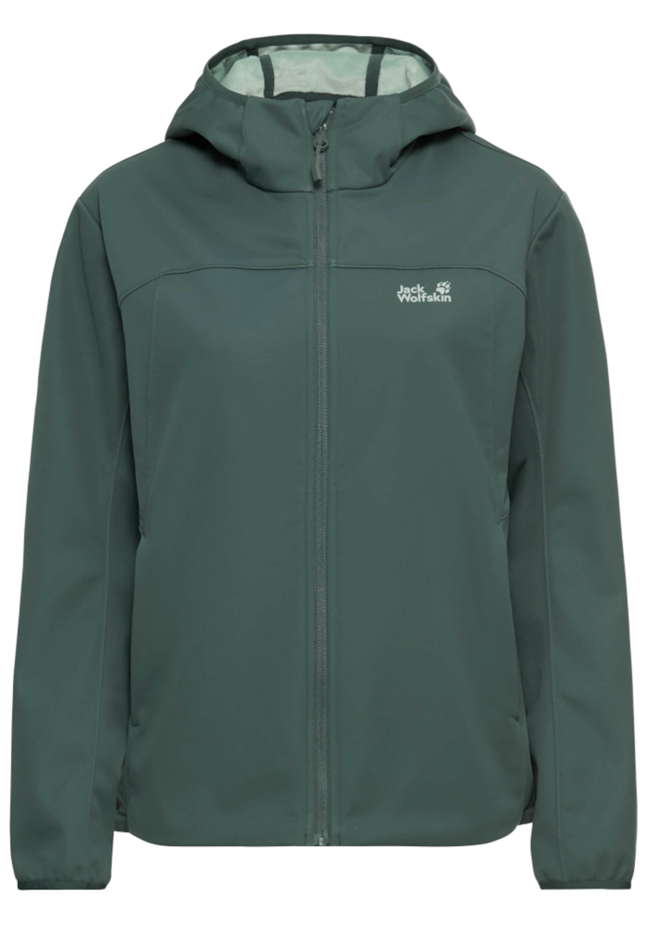 JACK WOLFSKIN Outdoor Jacket in Green: front