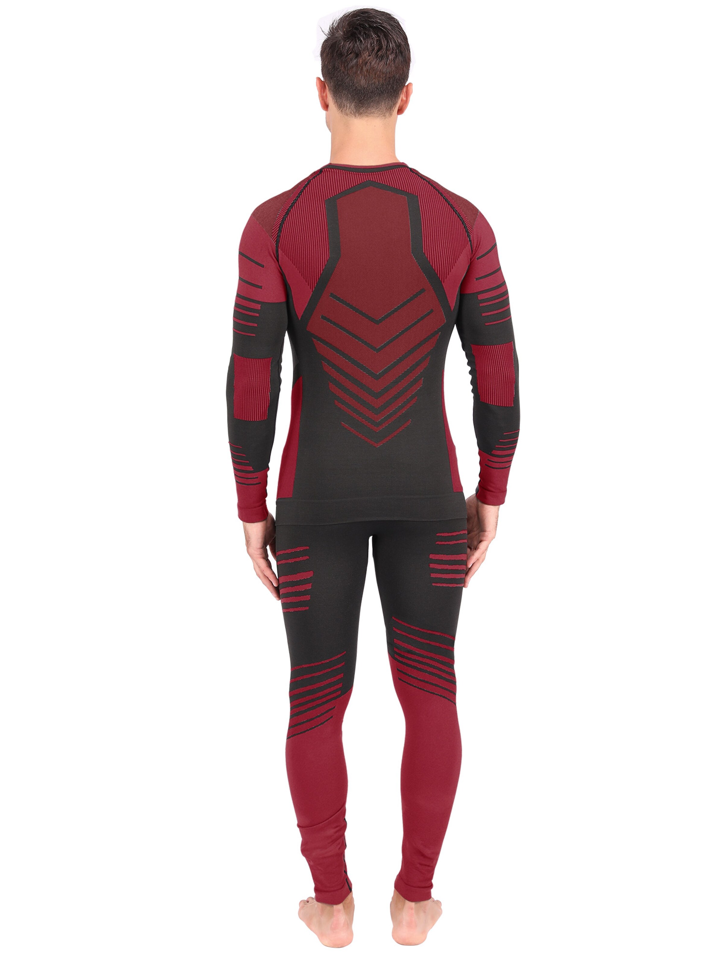 MEETWEE Base Layer 'Seamless Thermal Underwear' in Red