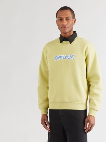 Santa Cruz Sweatshirt in Groen: voorkant