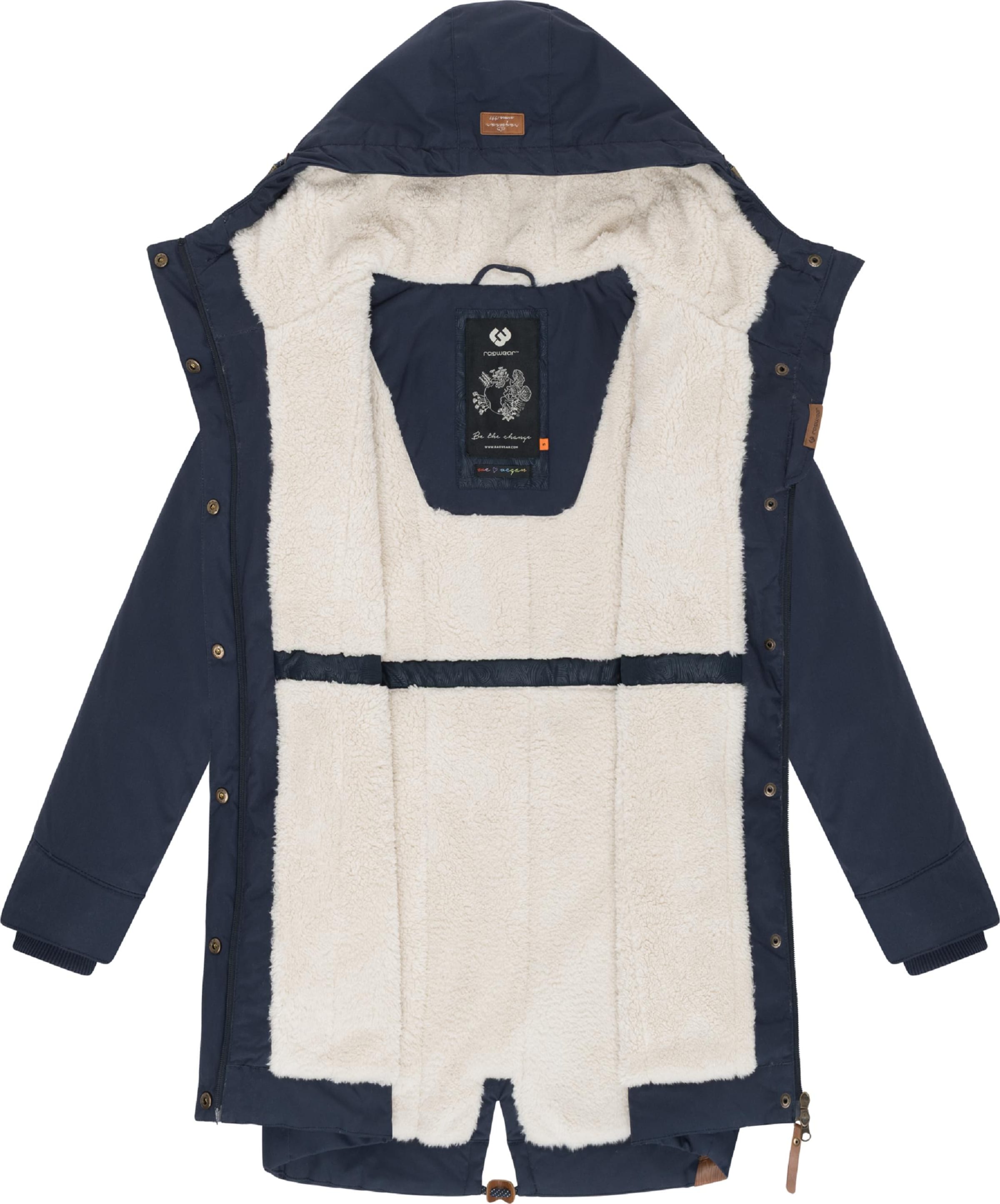 Ragwear - Parka de inverno 'Canny' em azul