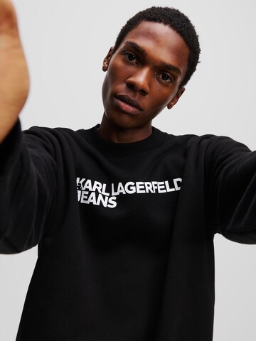 Felpa di KARL LAGERFELD JEANS in nero