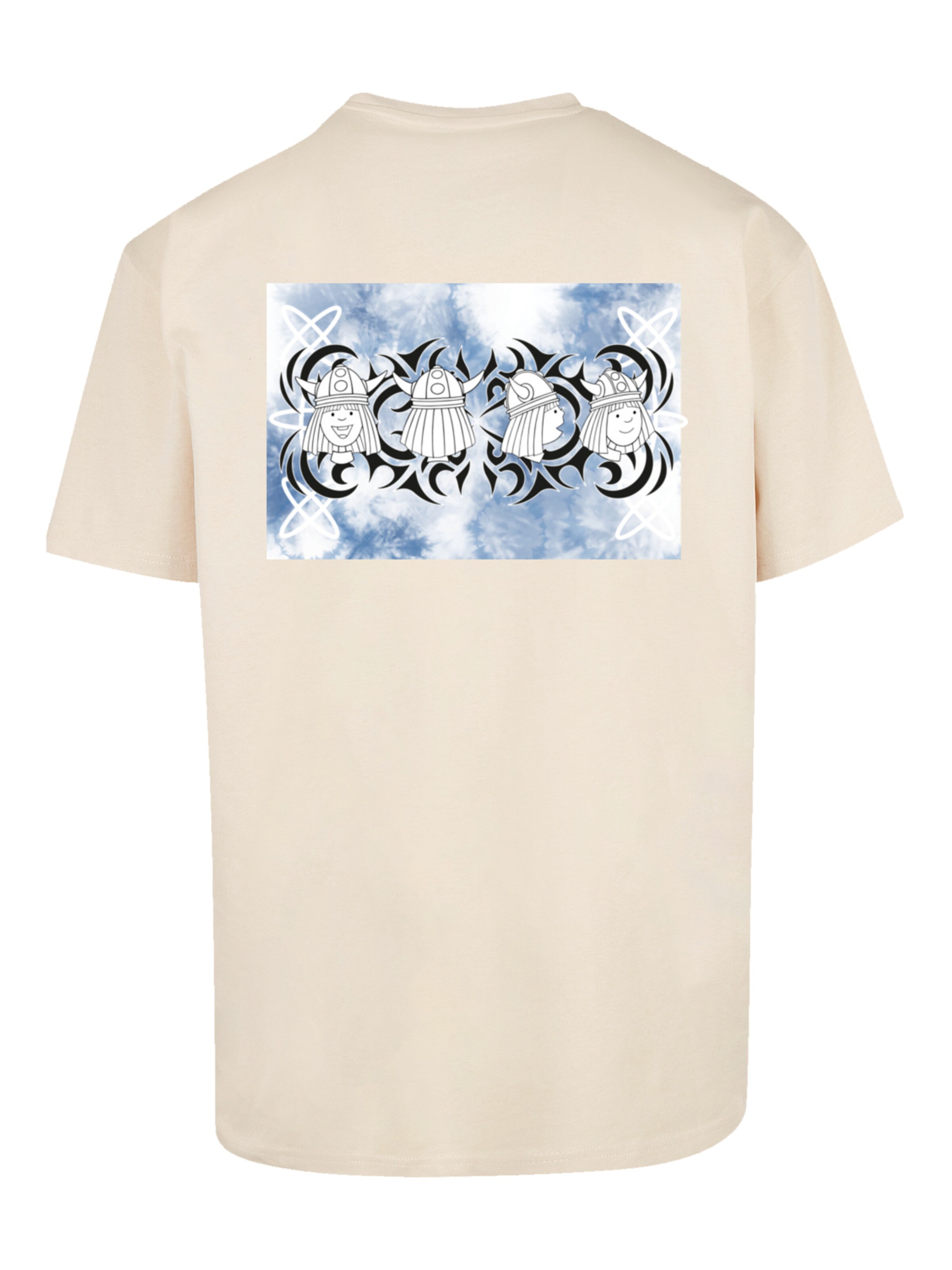 F4NT4STIC Shirt 'Wickie und die starken Männer Turn Your Head' in Beige