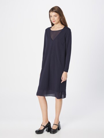 Robe Persona by Marina Rinaldi en bleu : devant