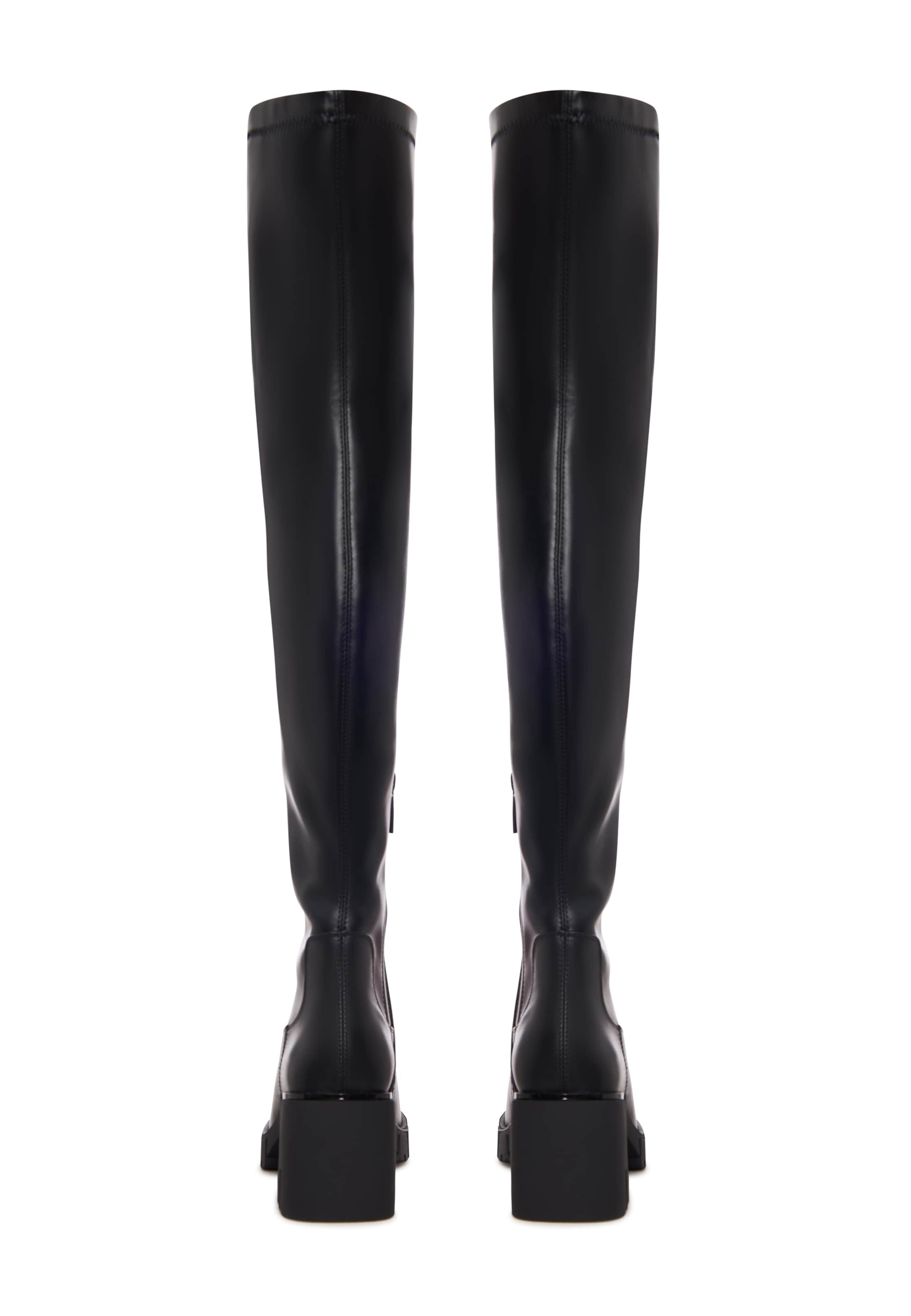 CESARE GASPARI Overknees in Schwarz