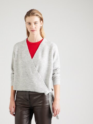 Cardigan 'VMFILUCA' VERO MODA en gris : devant