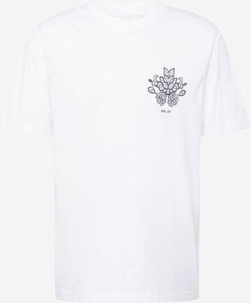 T-Shirt 'Adam' NN07 en blanc : devant