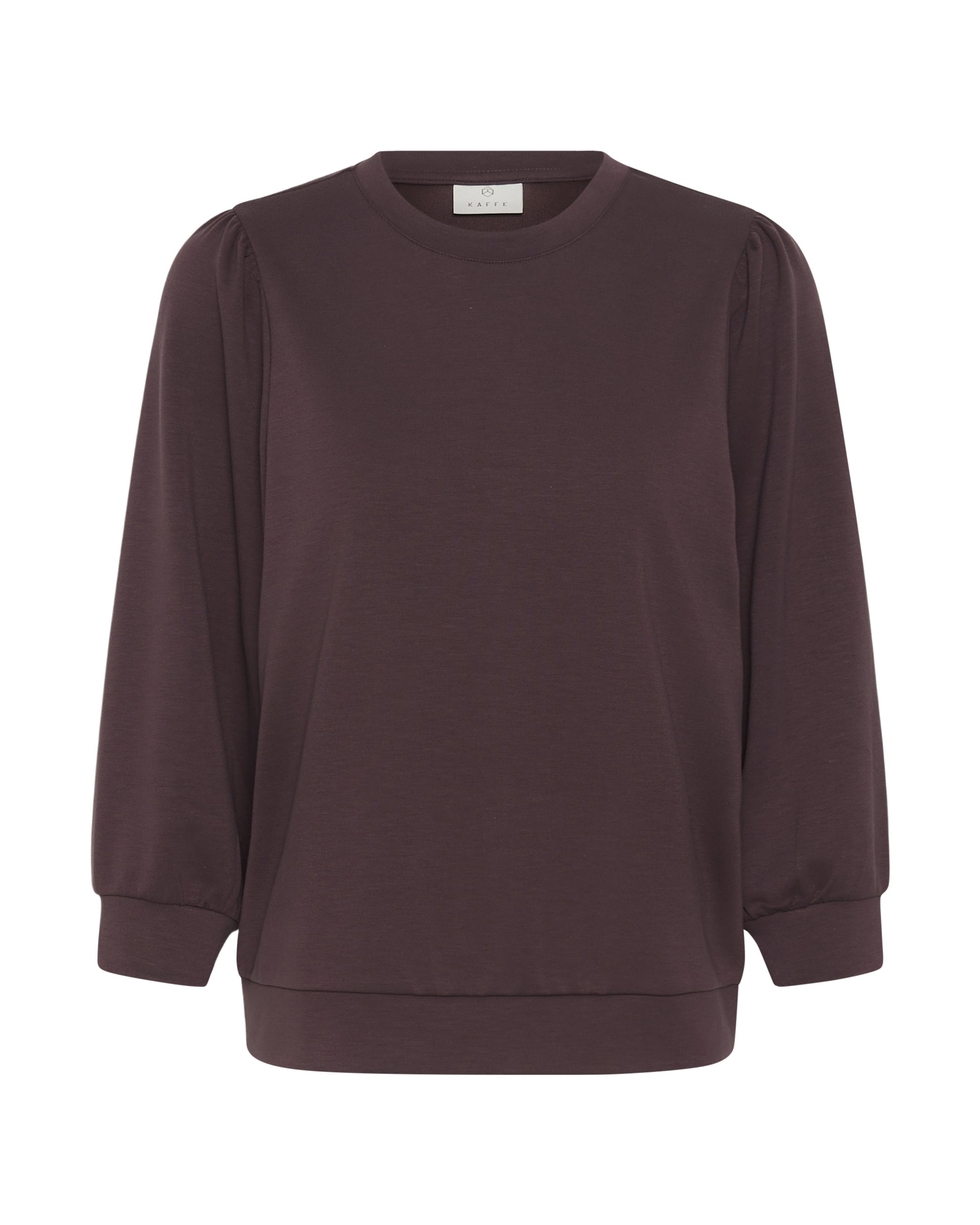 Kaffe Sweatshirt ' Annie ' in Braun: Vorderseite