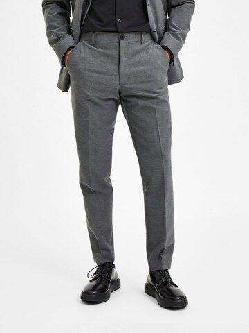 SELECTED HOMME Regular Hose 'Josh' in Grau: predná strana