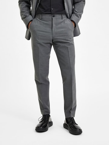 regular Pantaloni con piega frontale 'Josh' di SELECTED HOMME in grigio: frontale