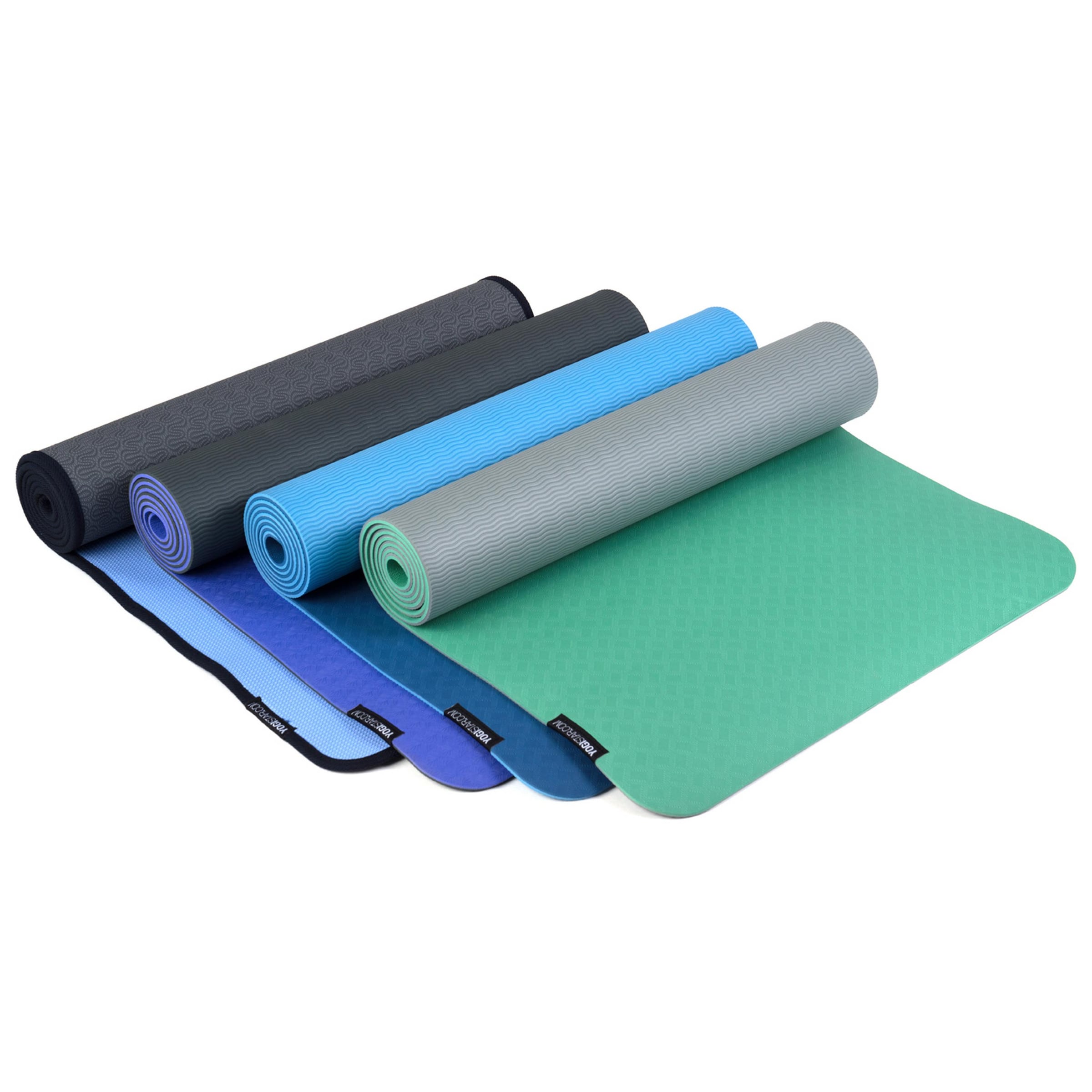 YOGISTAR.COM Yogamatte in Blau