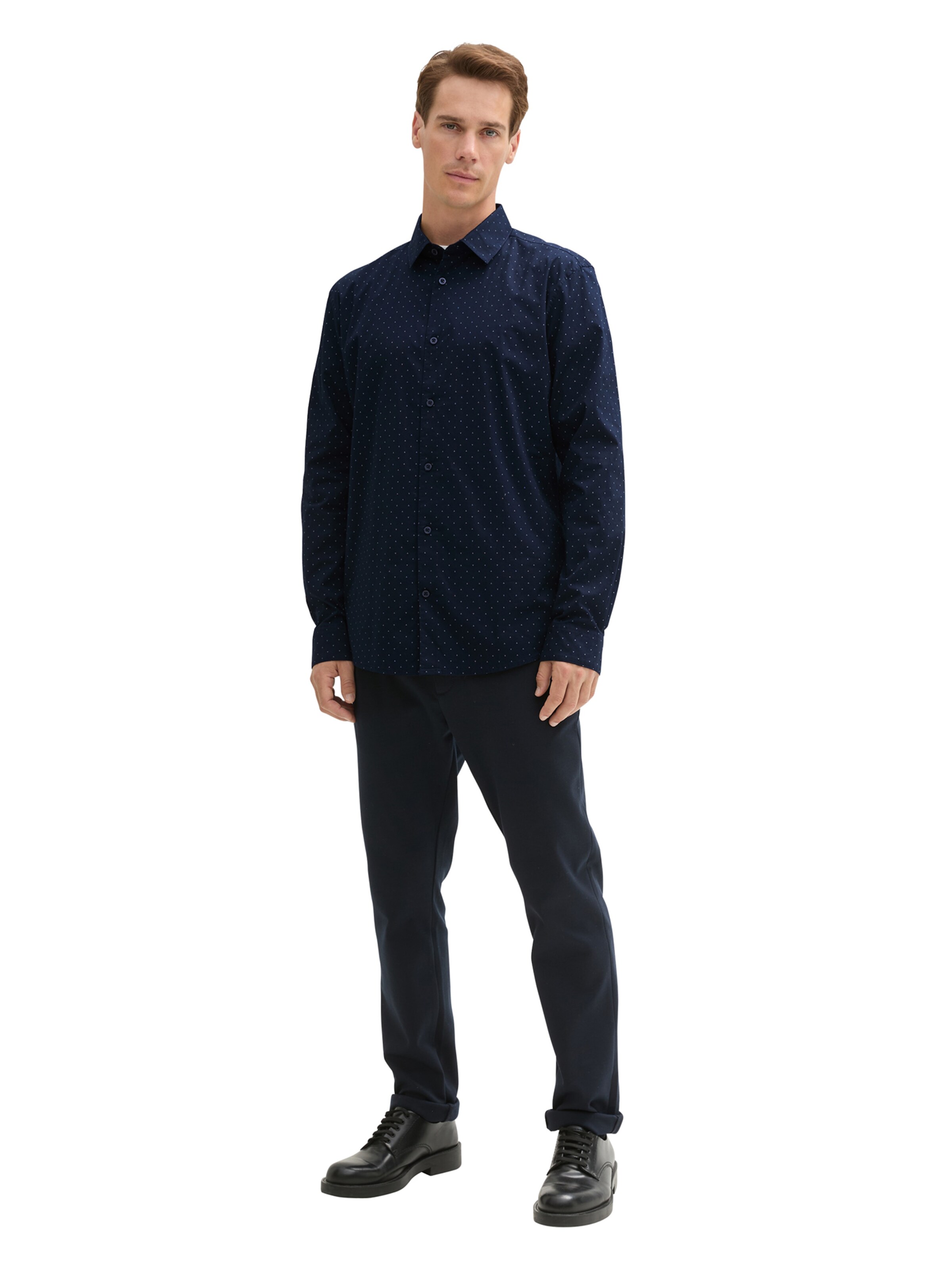 TOM TAILOR Regular Fit Hemd in Blau
