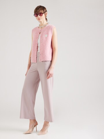 JDY Wide leg Bandplooibroek 'JDYGEGGO' in Lila