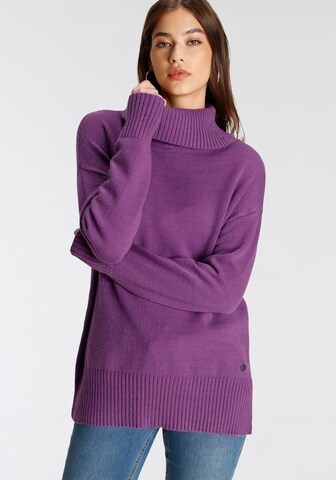 TAMARIS Sweater in Purple: front