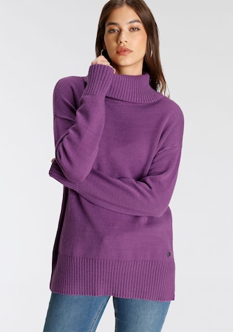 TAMARIS Sweater in Purple: front