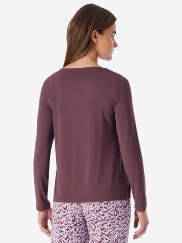 Chemise de nuit ' Mix Relax ' SCHIESSER en marron