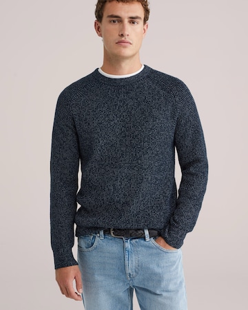 WE Fashion Sweater in Blue: front