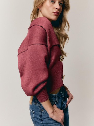 Giacchetta 'Livorno Cardigan' di Akala Studio in rosa