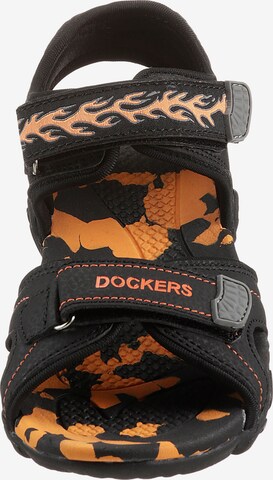 Dockers by Gerli Offene Schuhe in Schwarz