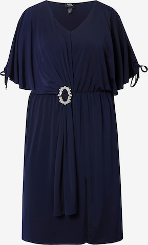 Robe Ulla Popken en bleu : devant