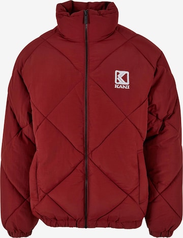 Veste d’hiver Karl Kani en rouge : devant