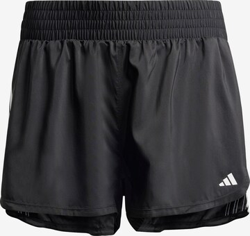 ADIDAS PERFORMANCE Regular Workout Pants 'Pacer' in Black: front