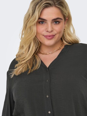 ONLY Carmakoma Bluse 'Sutton' i grå