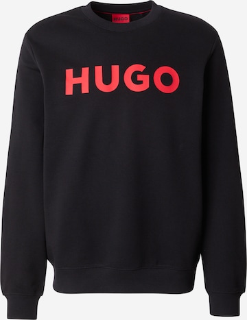 Felpa 'Dem' di HUGO in nero: frontale