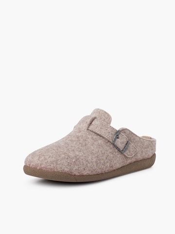 Pisamonas Hausschuh‌‌‌ in Beige: Vorderseite