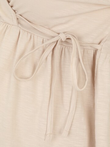 Maglietta 'MLKalyna Tess' di MAMALICIOUS in beige