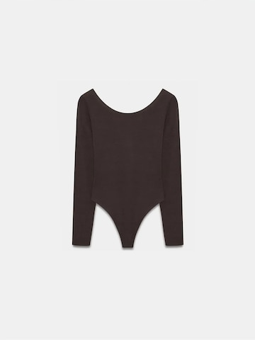 Dilvin Bodysuit in Braun