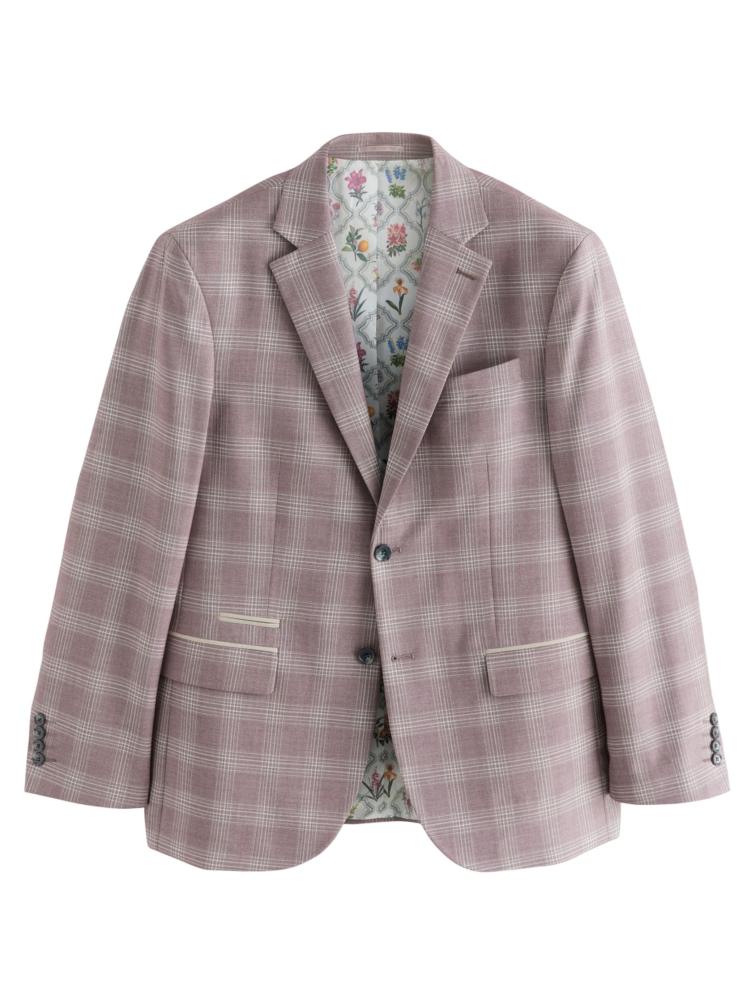 Next Regular Fit Sakko in Pink: Vorderseite