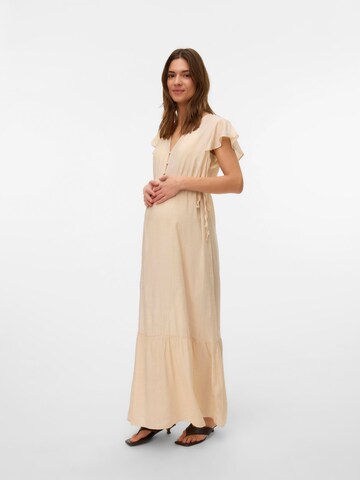 MAMALICIOUS Blousejurk 'MLFlorence' in Beige