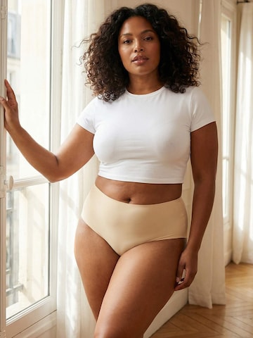 Panty di Trendyol Curve in beige: frontale