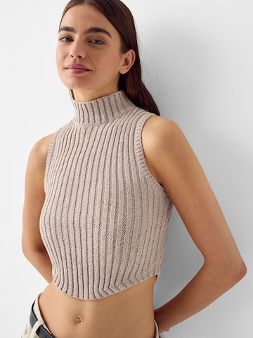 Bershka Sweater in Beige