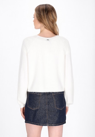 DreiMaster Vintage - Cárdigan en blanco