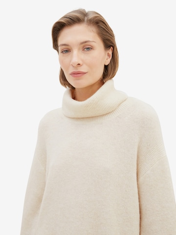 TOM TAILOR Sweater in Beige