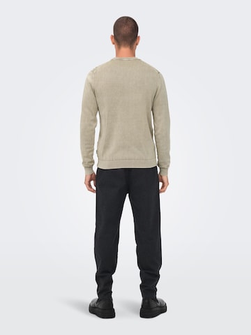 Only & Sons - Jersey 'Clark' en gris