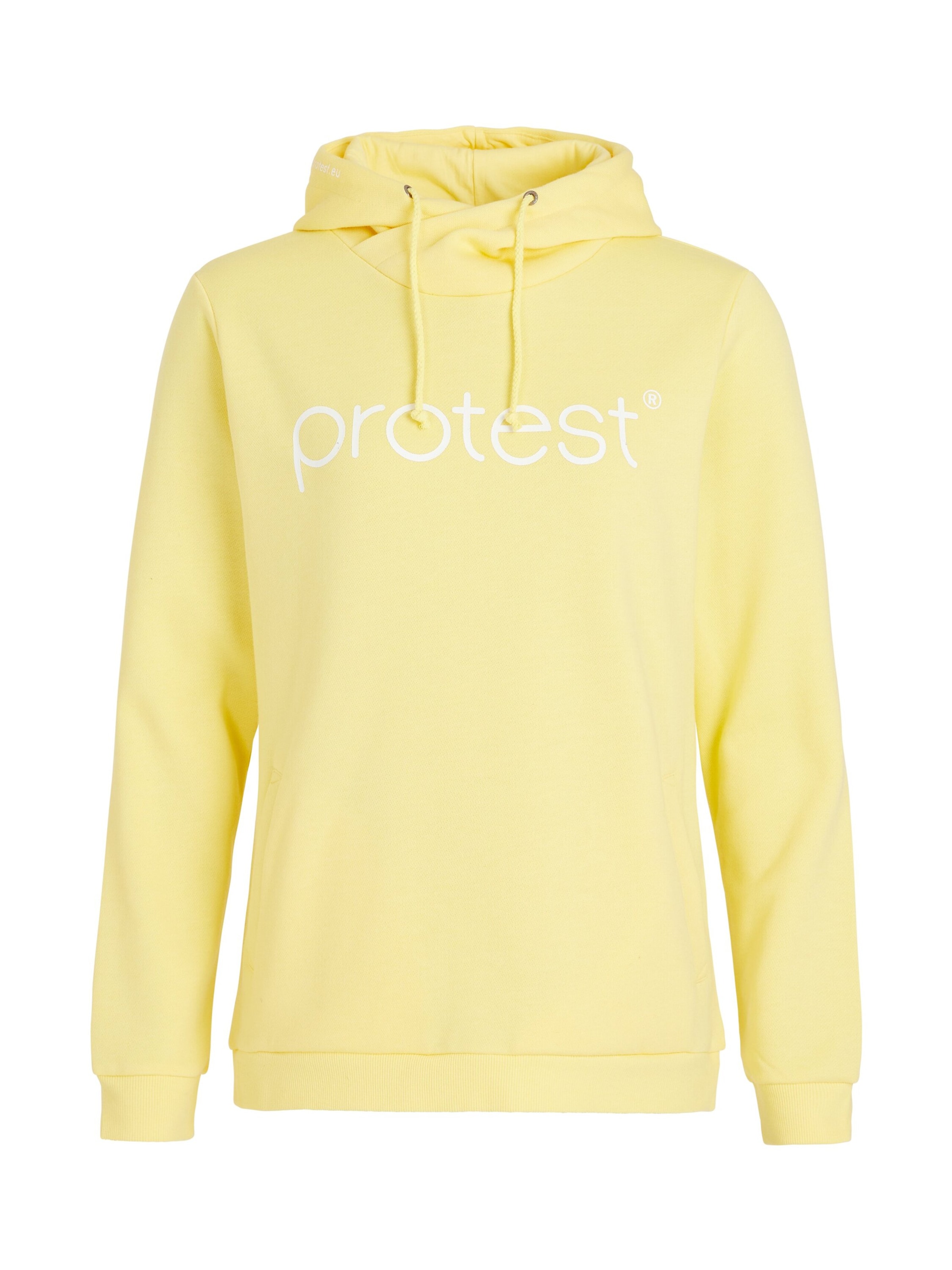PROTEST Pullover 'CLASSIC LOGO HOODY' in Gelb: Vorderseite