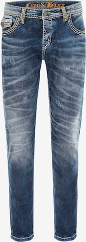 CIPO & BAXX Regular Jeans in Blauw: voorkant