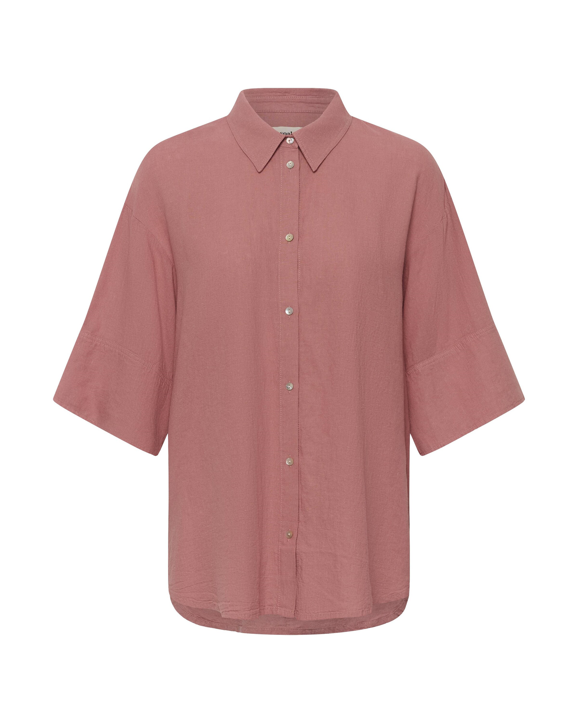 SOAKED IN LUXURY Bluse 'SLAria' in Pink: Vorderseite
